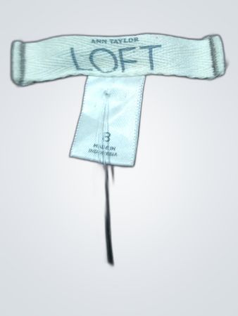 LOFT Gray Button-Up Shirt