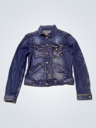 blue cult denim jacket