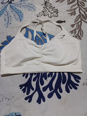Gymshark White Sports Bra