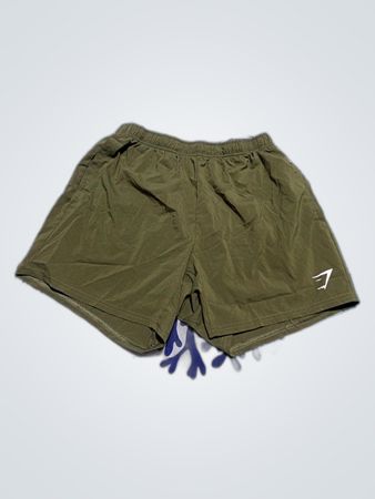 Gymshark Green Nylon Shorts