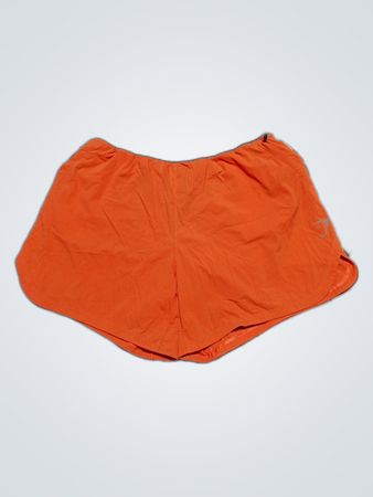 Gymshark Orange Nylon Athletic Shorts