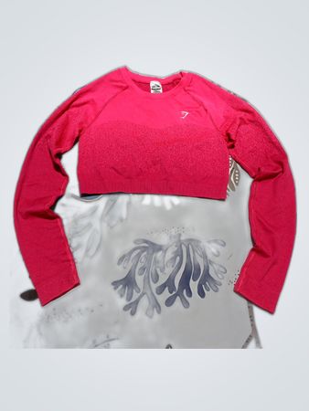 GYMSHARK Pink Long Sleeve Top