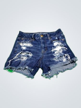 American Eagle Distressed Denim Shorts