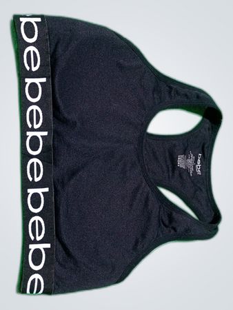 Bebe Black Sports Bra