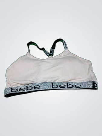 Bebe Ribbed Sports Bra