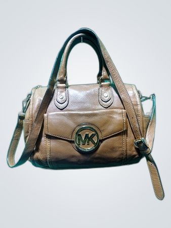 Michael Kors Tan Leather Satchel Bag