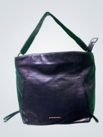 Michael Kors Black Leather Tote Bag