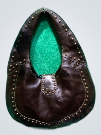 Matt & Nat Brown Studded Hobo Bag