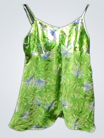 Printed Satin Camisole Top