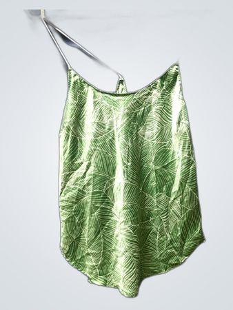 Victoria's Secret Green Printed Camisole