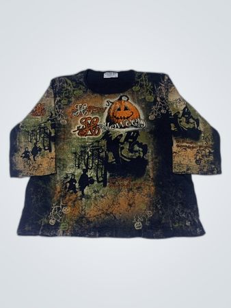 Cactus Bay Halloween Printed Long-Sleeve T-Shirt