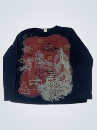 Christmas Graphic Long Sleeve T-Shirt