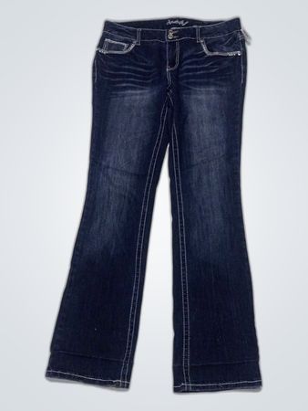 Amethyst Embellished Bootcut Jeans