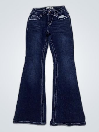 Silver Flare Jeans