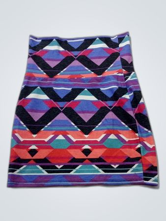 Nollie Geometric Print Skirt