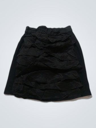 Black Ruffled Skirt