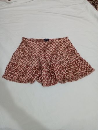 Zara Embroidered Floral Mini Skirt