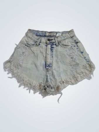 Vibrant Denim Shorts