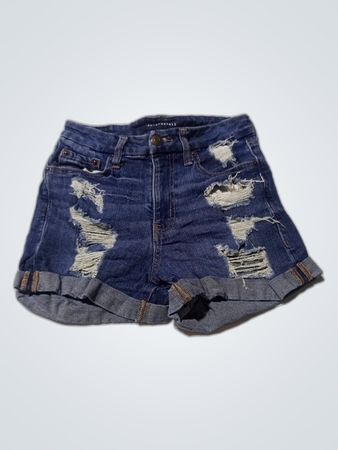 Aeropostale High Rise Curvy Midi Shorts