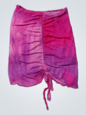 Pink Tie-Dye Skirt
