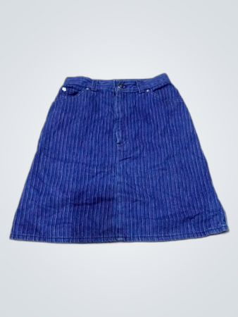 Blue Striped Skirt