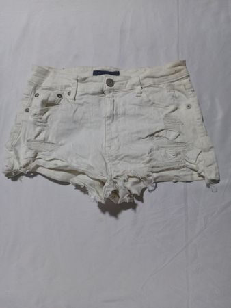 Aéropostale Vintage High Rise Distressed Denim Shorts