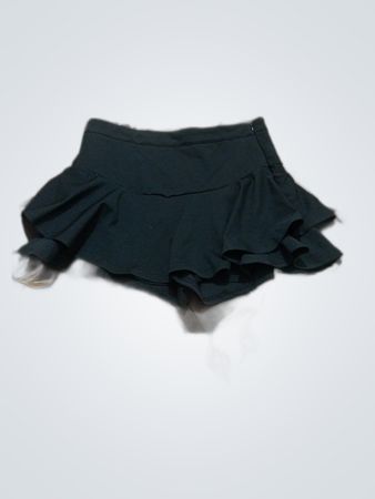 Black Ruffled Skirt