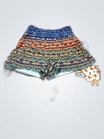 bebe Multicolored Printed Shorts