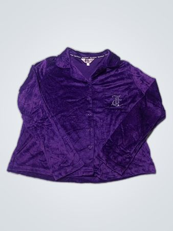 Juicy Couture Purple Velvet Shirt