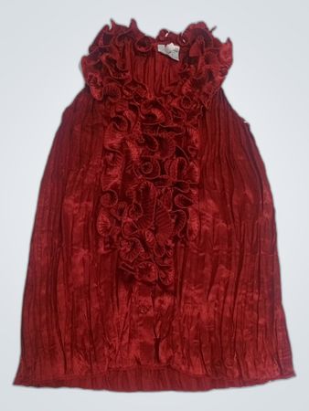 Red Ruffled Dress