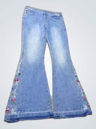 Embellished Blue Jeans