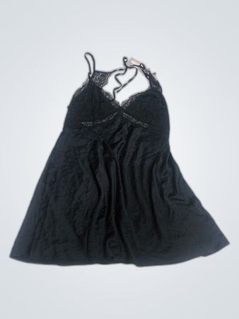 Victoria's Secret Black Lace Chemise