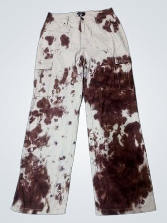Hot Topic Brown Tie-Dye Pants