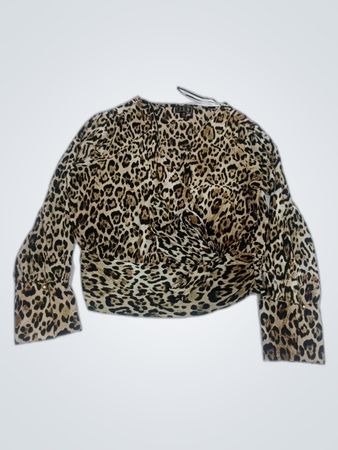 OLM Leopard Print Crop Top