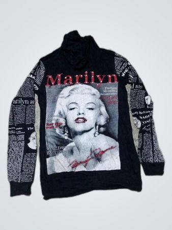 Marilyn Graphic Print Hoodie
