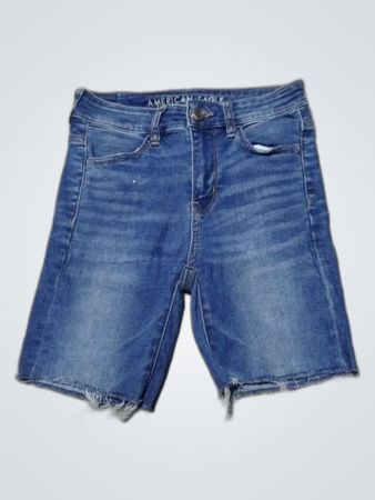 American Eagle Frayed Denim Shorts