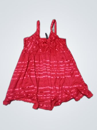 Torrid Red Lace Trim Slip Dress