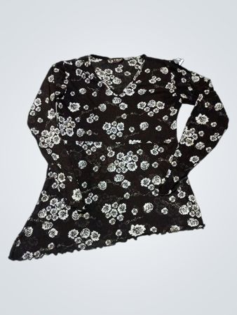 X-Mail Floral Long Sleeve Blouse