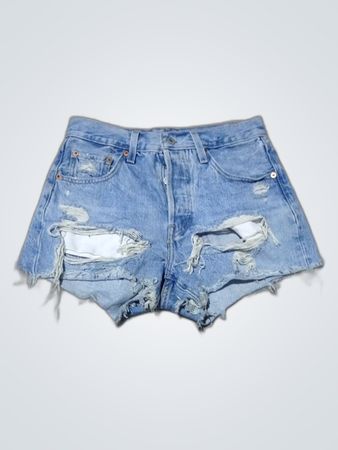 Levi's Distressed Denim Shorts