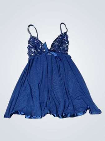 Blue Lace Chemise