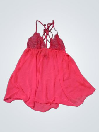 Victoria's Secret Red Lace Slip Dress