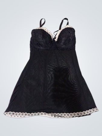 Very Sexy Black Lace Slip Dress