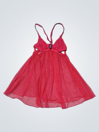 Victoria's Secret Red Lace Babydoll