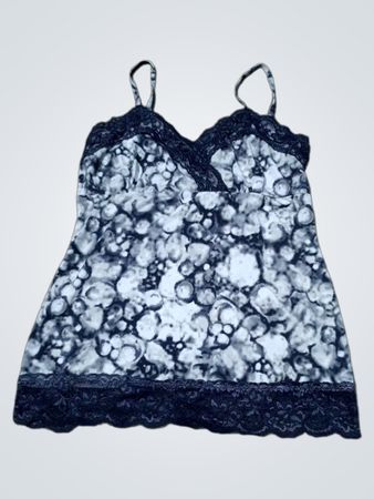 Simpson Gray and White Camisole
