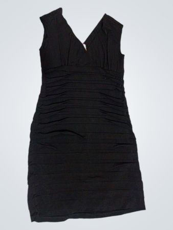 Black Ruched Dress
