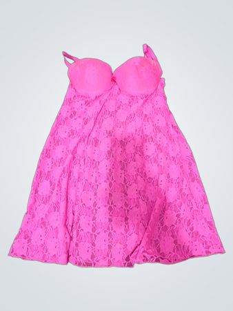 Pink Lace Chemise