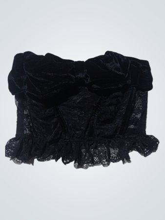 Black Lace Bustier