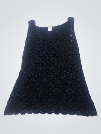 Black Lace Tank Top