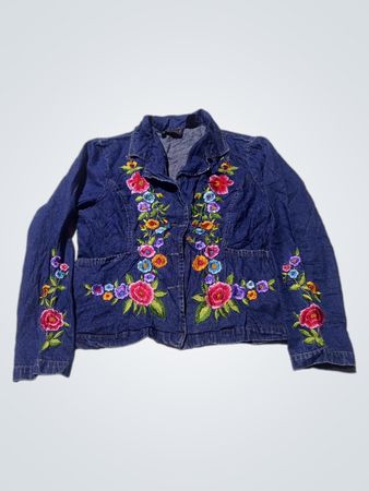 Embroidered Denim Jacket