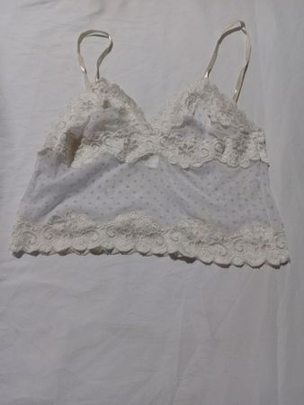 White Lace Bra